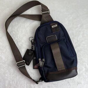 NEW TUMI SLING BAG In blue